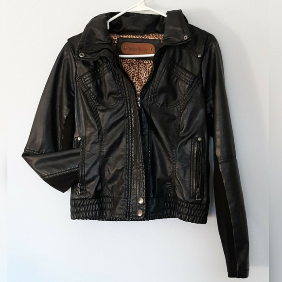Miss Posh Jackets & Blazers - EUC Faux Leather Jacket